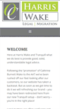 Mobile Screenshot of harriswakelegal.com